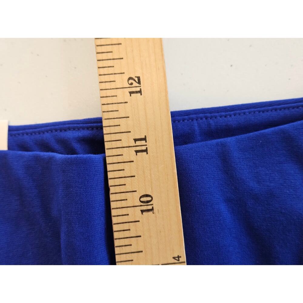 Dear Scarlett It’s Magic Flare Pants L Cobalt Blue Stretch Pull On NWT - Picture 10 of 11